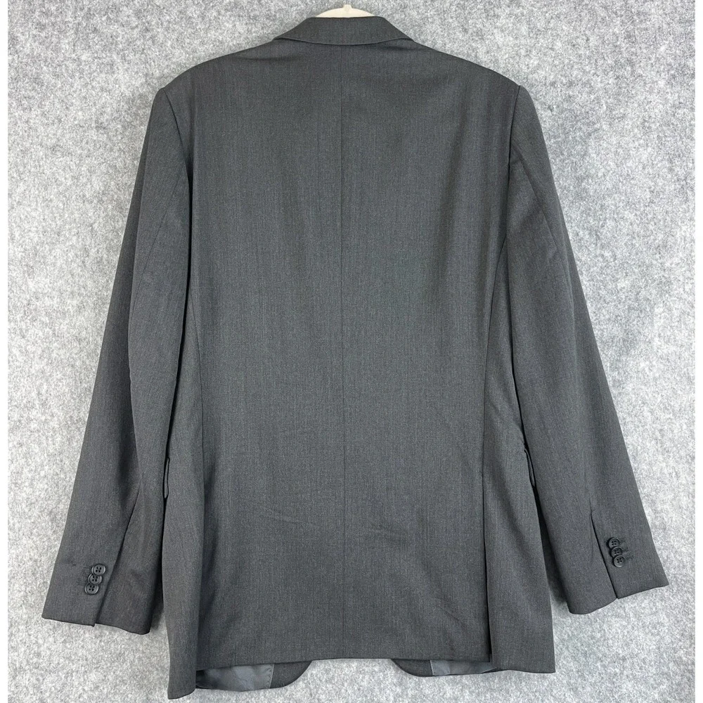 Banana Republic Lanificio F.lli Cerruti Wool Suit Men Gray Blazer 40R Pant 34x29